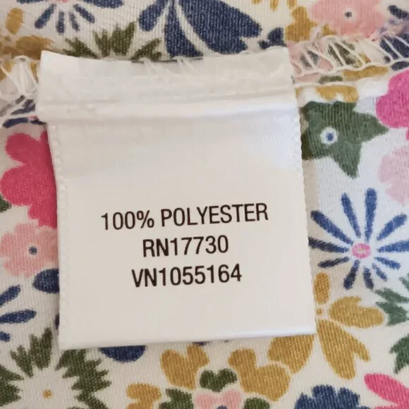 Liberty of London For Target Women's Floral Ruffle Neck Tank Top Size XL - Picture 11 of 13